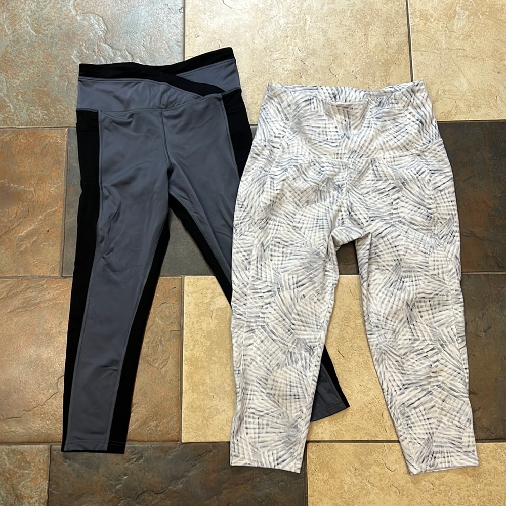 Two Crop leggings for one!